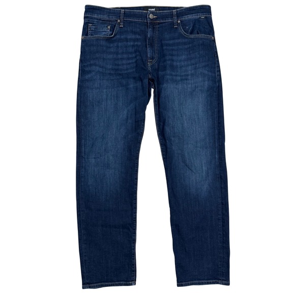 Mavi Other - Mavi Jeans 40x32 Straight Leg Dark Wash Blue Denim Stretch Classic Americana